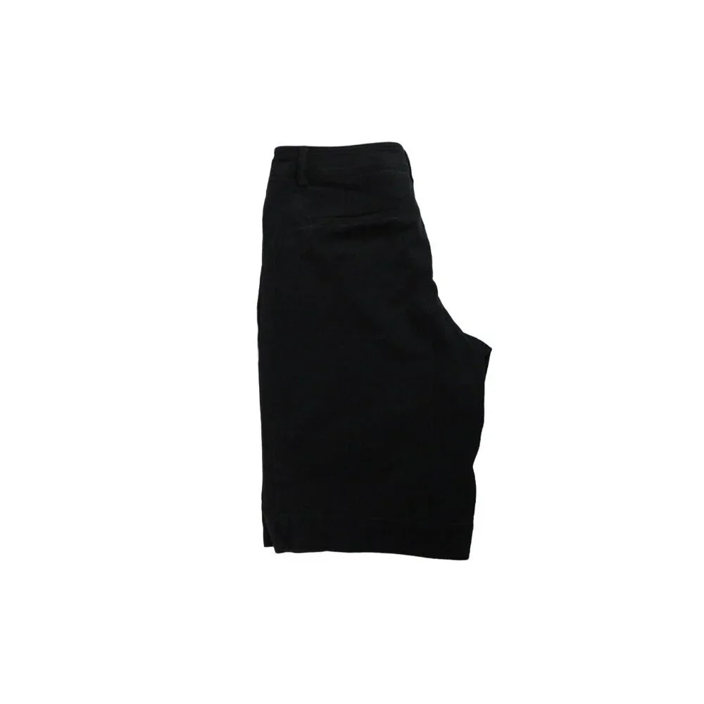 JONES NEW YORK SPORT Shorts Women's Slash Pocket Flat Front Bermudas Black 12 - Picture 9 of 11